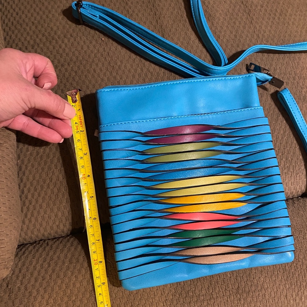 Cute blue purse from Mellow World! New with tags.